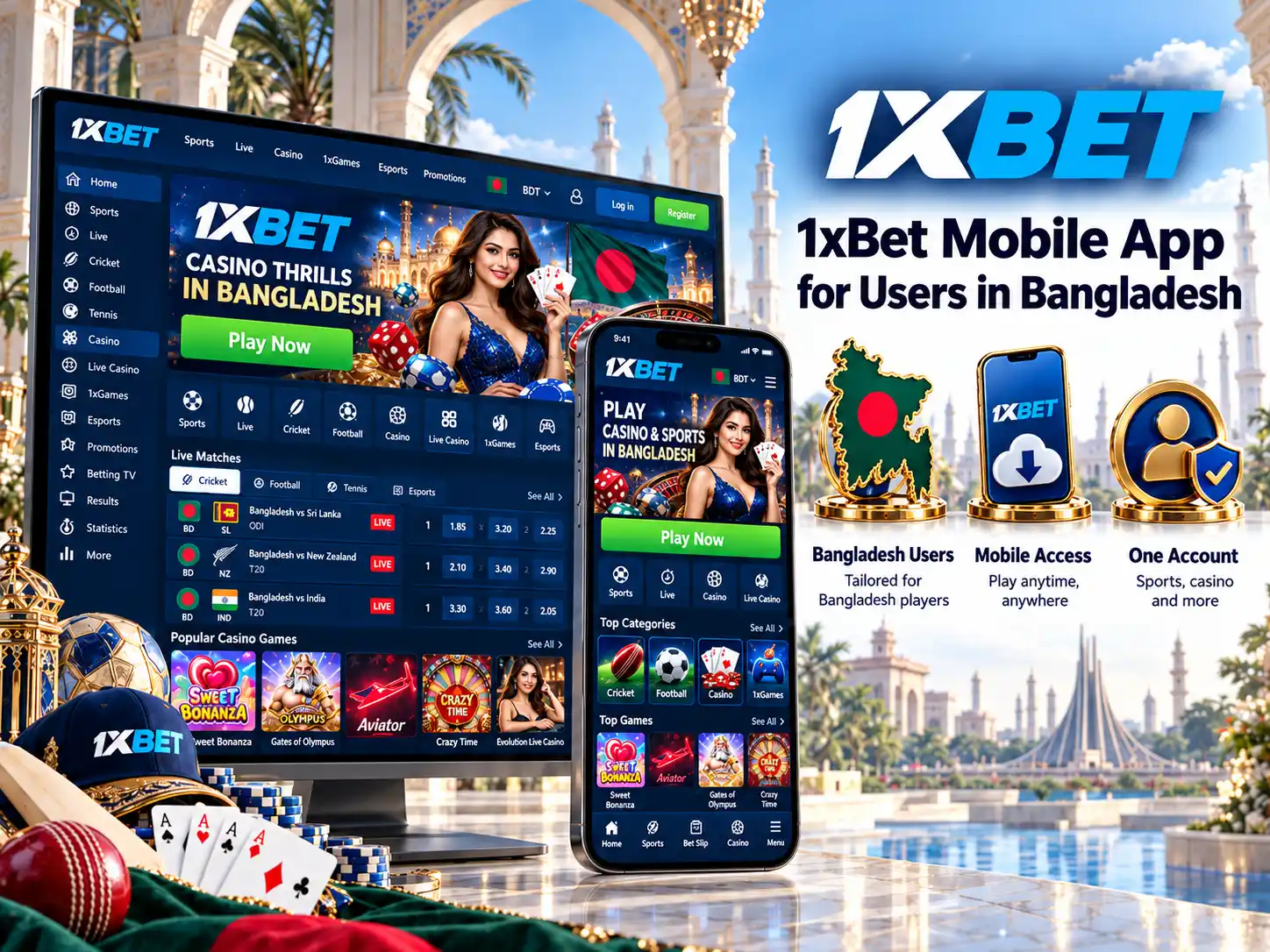 1xBet Mobile App for Users in Bangladesh