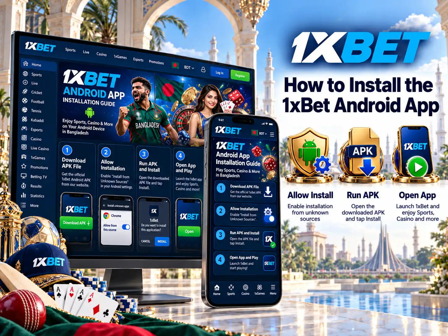 How to Install the 1xBet Android App