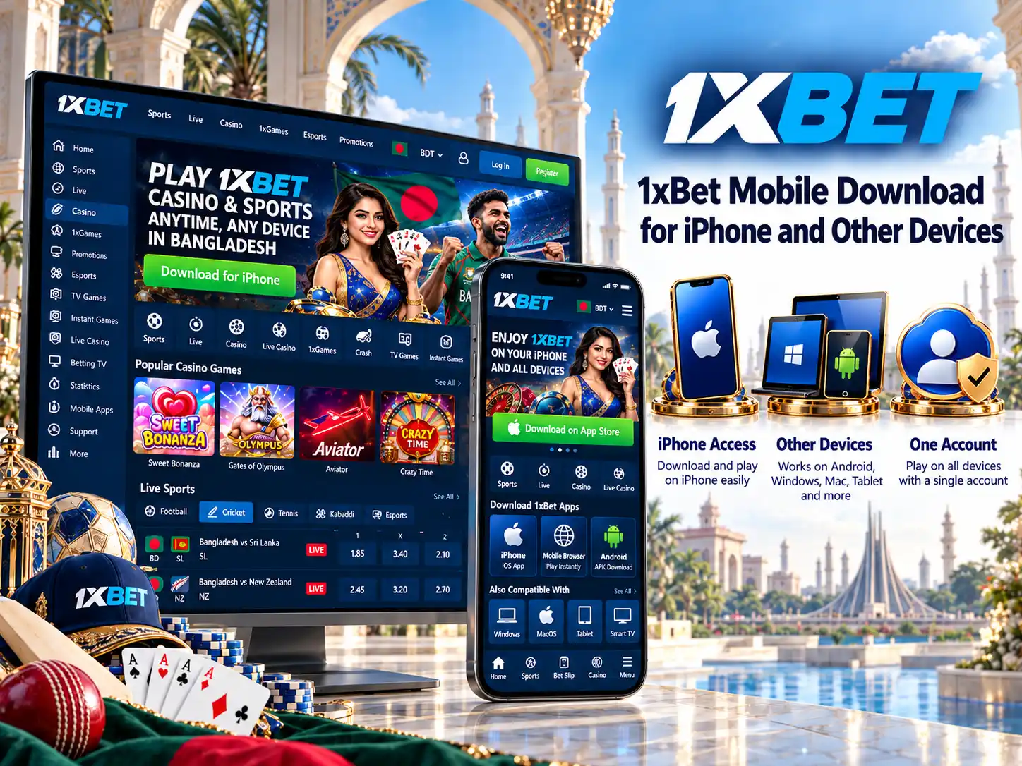 1xBet Mobile Download for iPhone and Other Devices