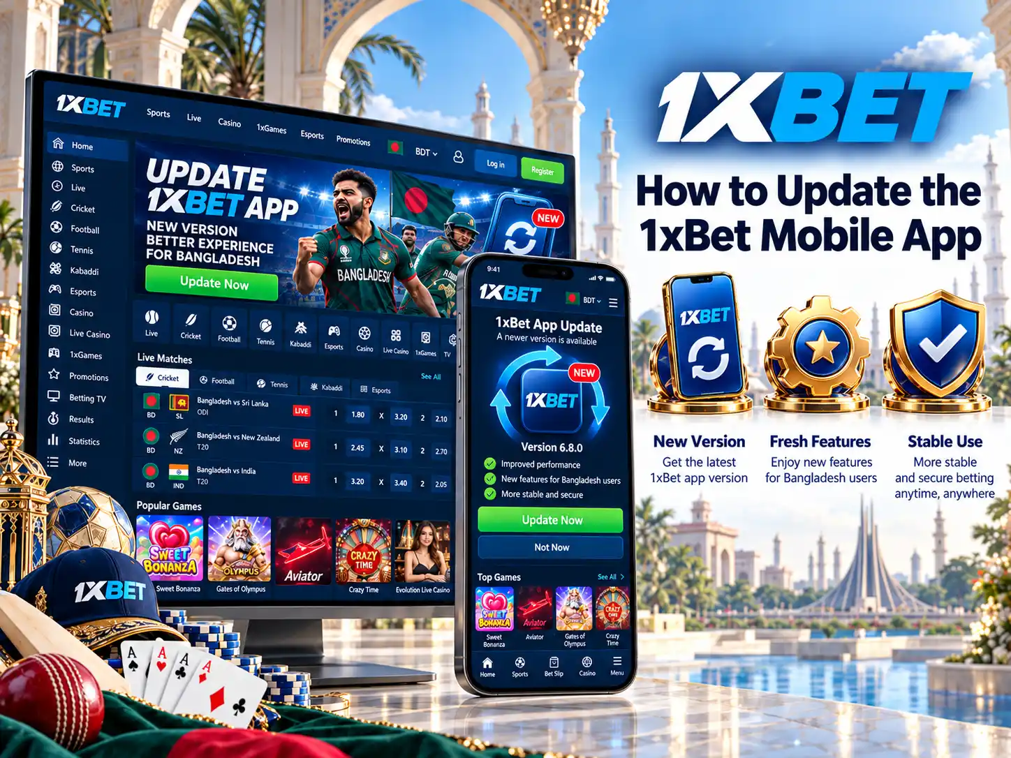 How to Update the 1xBet Mobile App
